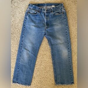 Vintage Levi's Straight Blue Denim Jeans